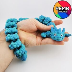 Articulated Soap Bubble Dragon