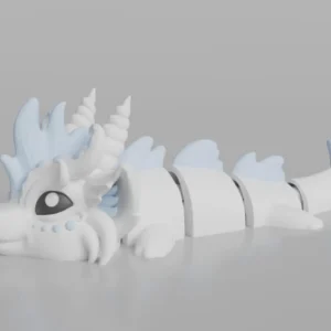 Wind Dragon- Articulated Keychain Figure