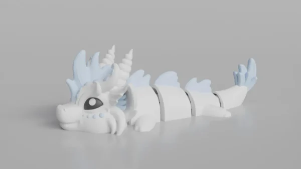 Wind Dragon- Articulated Keychain Figure
