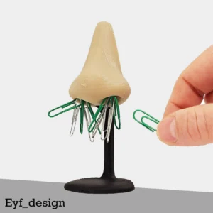 Crazy Nose Paper Clips Organizer