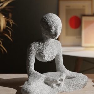 Floating Nobody Monk Figurine