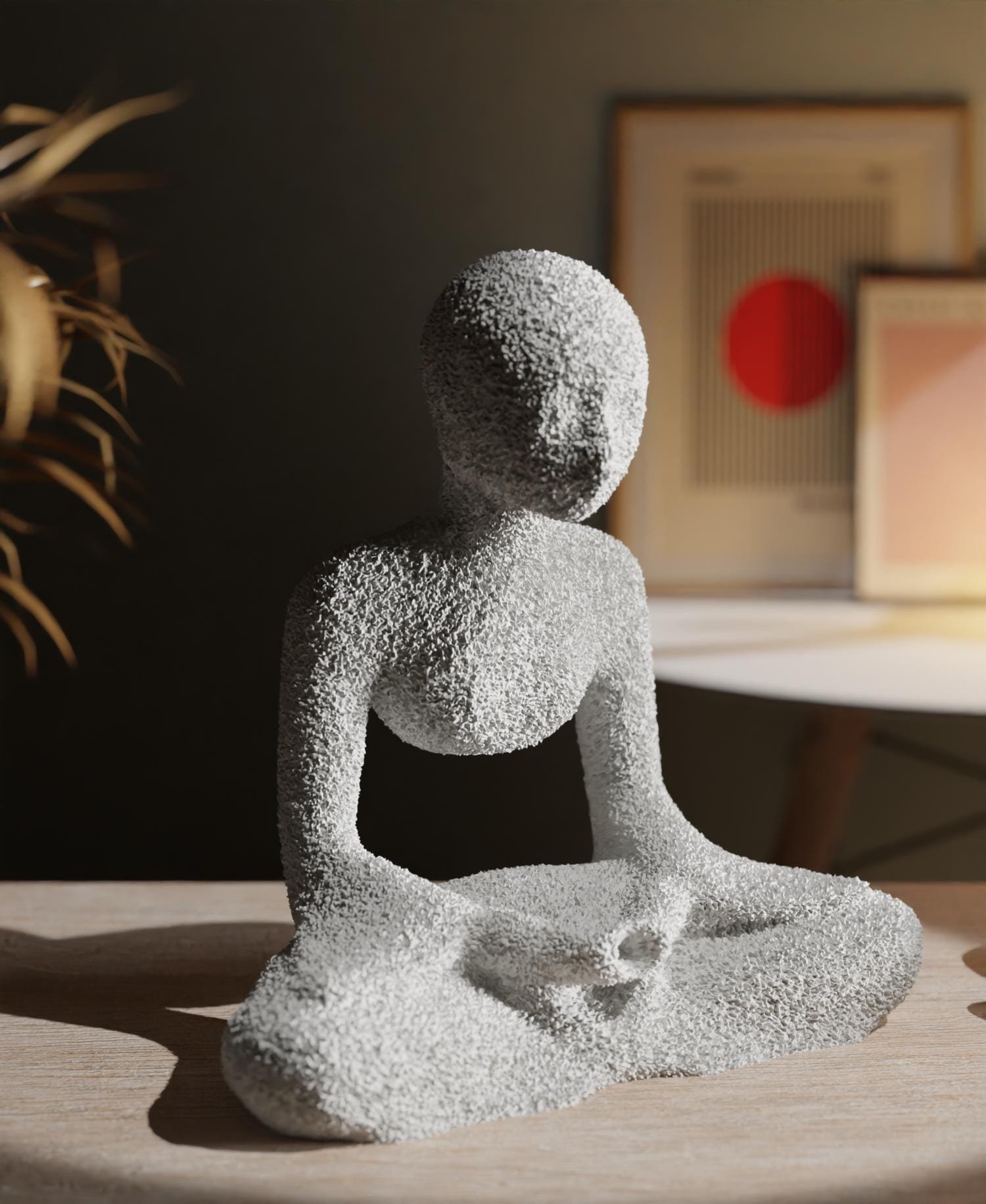 Floating Nobody Monk Figurine