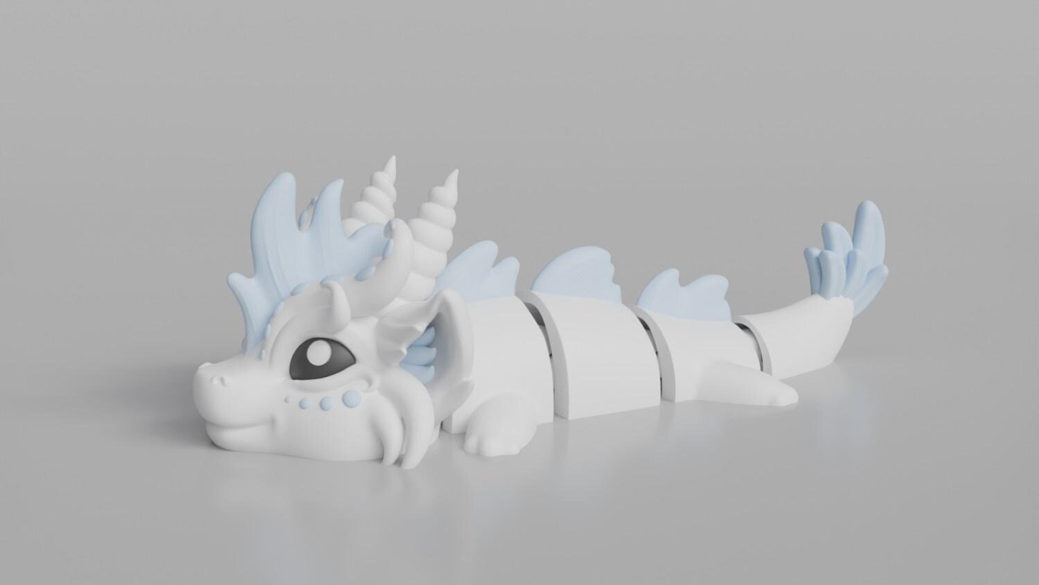 Wind Dragon- Articulated Keychain Figure