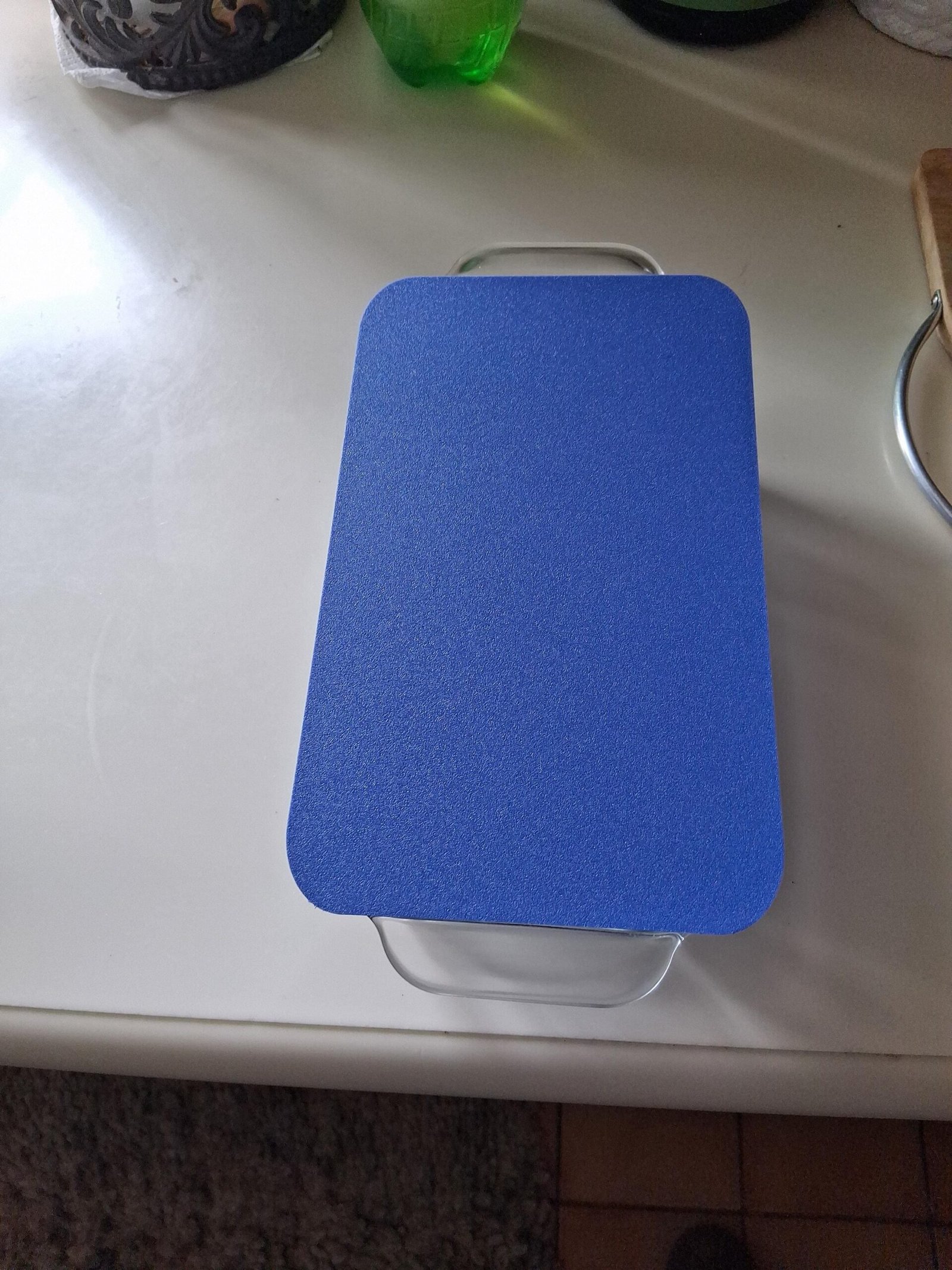 replacement cover glass-loaf-bread container